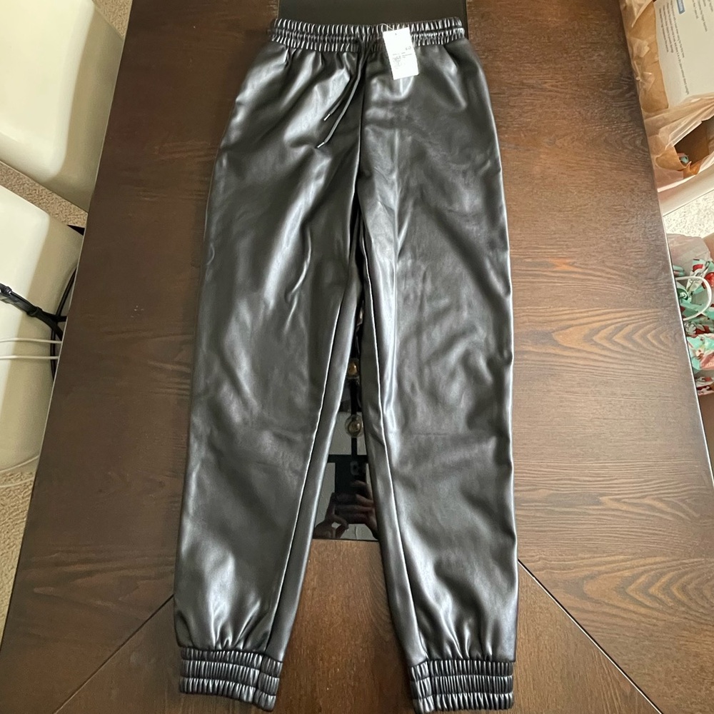 Forever 21 faux leather pants